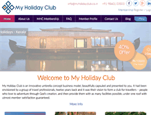 Tablet Screenshot of myholidayclub.co.in